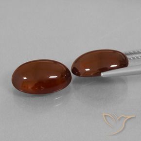 Gemme di Granato hessonite Marrone caldo naturale da 10.35 ct, Ovale, Traslucido