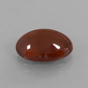 Granato essonite naturale marrone da 4,40 ct, taglio ovale, traslucido
