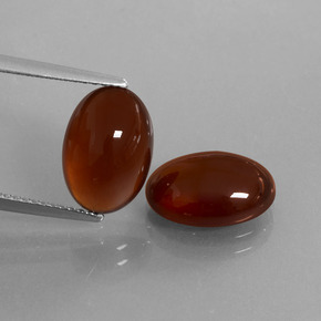 Granato essonite naturale marrone da 8,36 ct, taglio ovale, traslucido