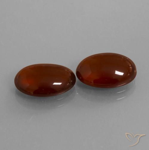 Gemme di Granato hessonite Marrone rossastro naturale da 9.78 ct, Ovale, Traslucido