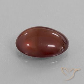 Granato hessonite Marrone caldo naturale da 5.35 ct, Ovale, Traslucido
