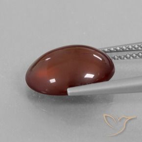 Granato hessonite Marrone caldo naturale da 5.35 ct, Ovale, Traslucido