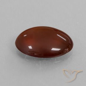 Granato hessonite Marrone caldo naturale da 5.03 ct, Ovale, Traslucido
