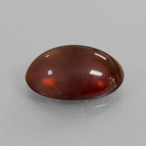 Granato hessonite Arancione naturale da 5.65 ct, Taglio ovale, Traslucido