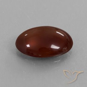 Granato essonite naturale marrone da 5,12 ct, taglio ovale, traslucido