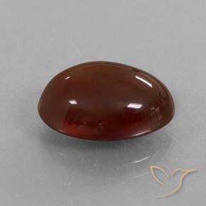 Granato hessonite Marrone medio-scuro naturale da 6.21 ct, Ovale, Traslucido