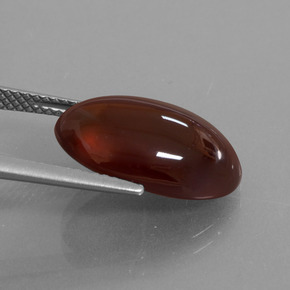 Granato essonite naturale arancione da 10,15 ct, taglio ovale, traslucido