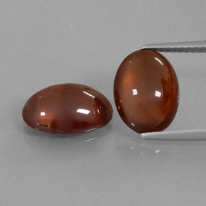 Granato essonite naturale arancione da  ct, taglio ovale, traslucido