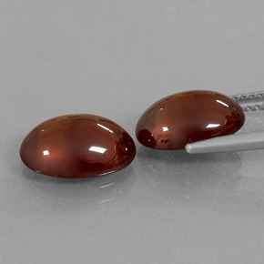Granato essonite naturale arancione da  ct, taglio ovale, traslucido