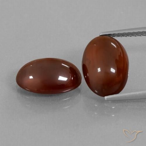 8.49ctw Naturale Rosso rosa scuro Granato hessonite, Ovale, Traslucido