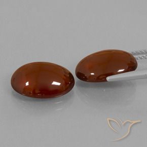 Gemme di Granato hessonite Marrone medio-scuro naturale da 12.00 ct, Ovale, Traslucido