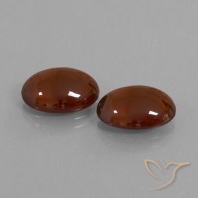 Gemme di Granato hessonite Marrone medio-scuro naturale da 12.31 ct, Ovale, Traslucido