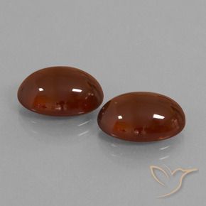 Gemme di Granato hessonite Marrone medio-scuro naturale da 12.22 ct, Ovale, Traslucido
