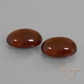 Gemme di Granato hessonite Marrone medio-scuro naturale da 12.02 ct, Ovale, Traslucido