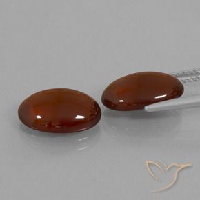 Gemme di Granato hessonite Marrone medio-scuro naturale da 10.01 ct, Ovale, Traslucido