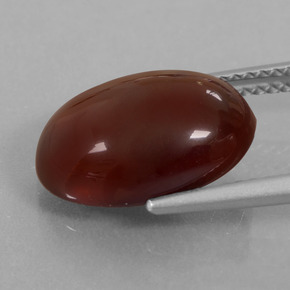Granato essonite naturale marrone da 8,05 ct, taglio ovale, traslucido