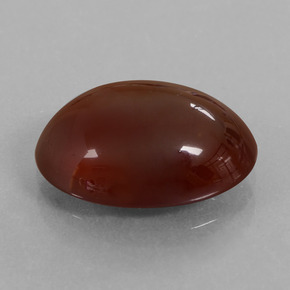Granato essonite naturale marrone pecan da 7,03 ct, taglio ovale, traslucido