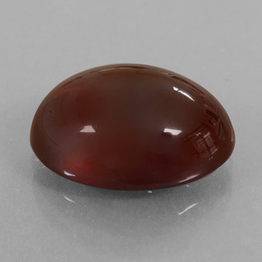 Granato essonite naturale arancione da 8,64 ct, taglio ovale, traslucido