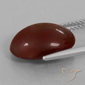 Granato hessonite marrone pecan naturale da 7.07 ct, Ovale, Traslucido