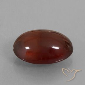 Granato hessonite marrone pecan naturale da 5.27 ct, Ovale, Traslucido