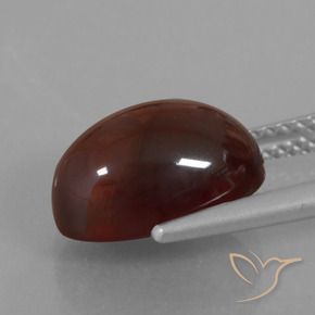 Granato hessonite marrone pecan naturale da 5.80 ct, Ovale, Traslucido