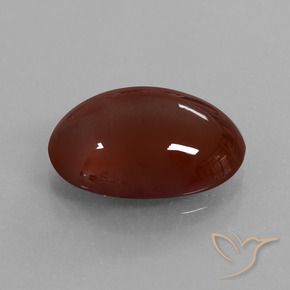 Granato hessonite Marrone medio-scuro naturale da 7.29 ct, Ovale, Traslucido
