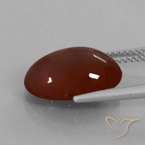 Granato hessonite Marrone medio-scuro naturale da 7.29 ct, Ovale, Traslucido