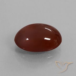 Granato hessonite Marrone rossastro naturale da 6.64 ct, Ovale, Traslucido