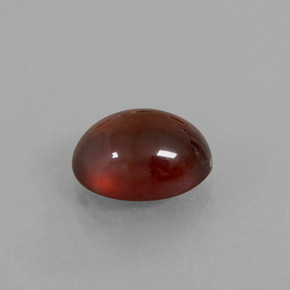 Granato essonite naturale arancione da 2,77 ct, taglio ovale, traslucido