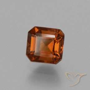 Granato hessonite Arancione scuro naturale da 1.73 ct, Ottagonale / Taglio smeraldo, VS