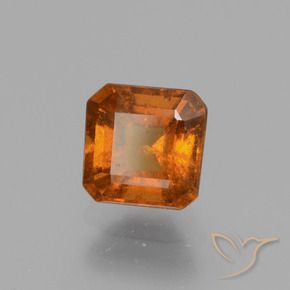 Granato hessonite Arancio medio-scuro naturale da 1.80 ct, Ottagonale / Taglio smeraldo, VS-SI