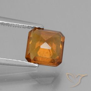 Granato hessonite Arancio medio-scuro naturale da 1.80 ct, Ottagonale / Taglio smeraldo, VS-SI