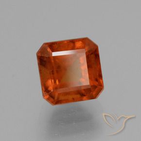 Granato hessonite Arancione scuro naturale da 2.51 ct, Ottagonale / Taglio smeraldo, VS-SI