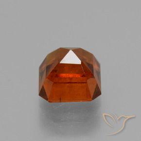 Granato hessonite Arancione scuro naturale da 2.51 ct, Ottagonale / Taglio smeraldo, VS-SI