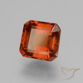 Granato hessonite Arancio Medio naturale da 2.57 ct, Ottagonale / Taglio smeraldo, VS-SI