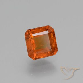 Granato hessonite Arancio Medio naturale da 1.28 ct, Ottagonale / Taglio smeraldo, VS-SI
