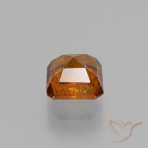 Granato hessonite Arancione scuro naturale da 1.48 ct, Ottagonale / Taglio smeraldo, VS-SI