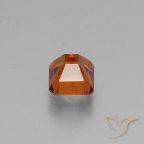Granato hessonite Arancione scuro naturale da 1.41 ct, Ottagonale / Taglio smeraldo, VS