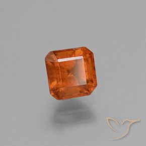 Granato hessonite Arancione Ambra naturale da 1.50 ct, Ottagonale / Taglio smeraldo, VS
