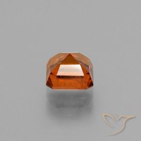 Granato hessonite Arancia Fuoco naturale da 1.56 ct, Ottagonale / Taglio smeraldo, VS