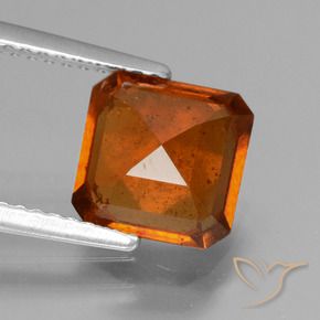 Granato hessonite Arancione rossastra naturale da 2.83 ct, Ottagonale / Taglio smeraldo, VS-SI