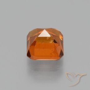 Granato hessonite Arancione Ambra naturale da 1.57 ct, Ottagonale / Taglio smeraldo, VS-SI