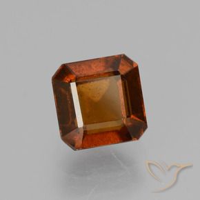 Granato hessonite Arancione Ambra naturale da 1.62 ct, Ottagonale / Taglio smeraldo, VS