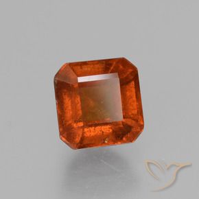 Granato hessonite Arancione Ambra naturale da 1.59 ct, Ottagonale / Taglio smeraldo, VS-SI