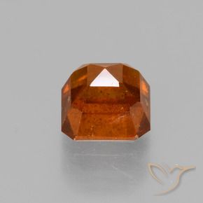 Granato hessonite Arancione Ambra naturale da 1.59 ct, Ottagonale / Taglio smeraldo, VS-SI