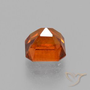 Granato hessonite Arancione Ambra naturale da 1.52 ct, Ottagonale / Taglio smeraldo, VS