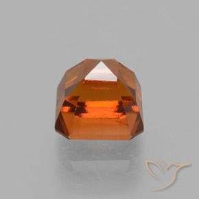 Granato hessonite Arancione scuro naturale da 1.80 ct, Ottagonale / Taglio smeraldo, VS