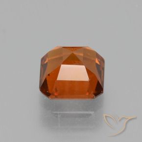 Granato hessonite Arancione Ambra naturale da 1.52 ct, Ottagonale / Taglio smeraldo, VS
