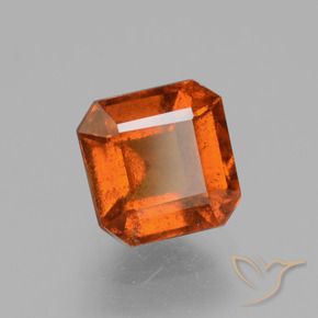 Granato hessonite Arancione Ambra naturale da 1.87 ct, Ottagonale / Taglio smeraldo, VS