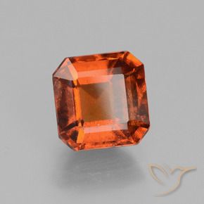Granato hessonite Arancione Ambra naturale da 2.18 ct, Ottagonale / Taglio smeraldo, VS-SI
